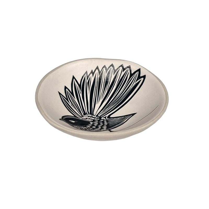 Piwakawaka Black & White 7cm Bowl