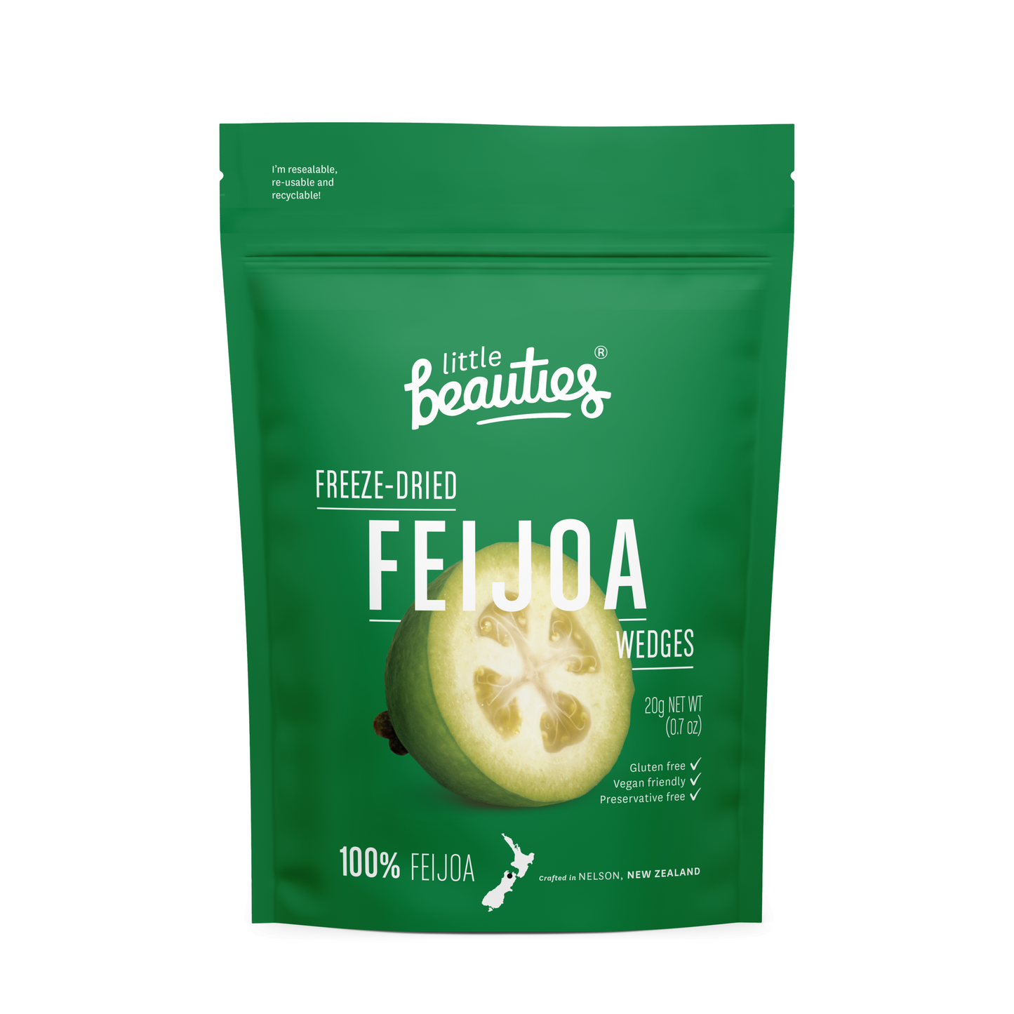 Little Beauties Freeze Dried Feijoa – 20gm-front.jpg