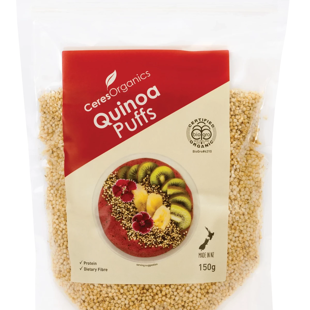 Organic Quinoa Puffs 150g