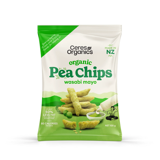 Pea Chips, Wasabi Mayo