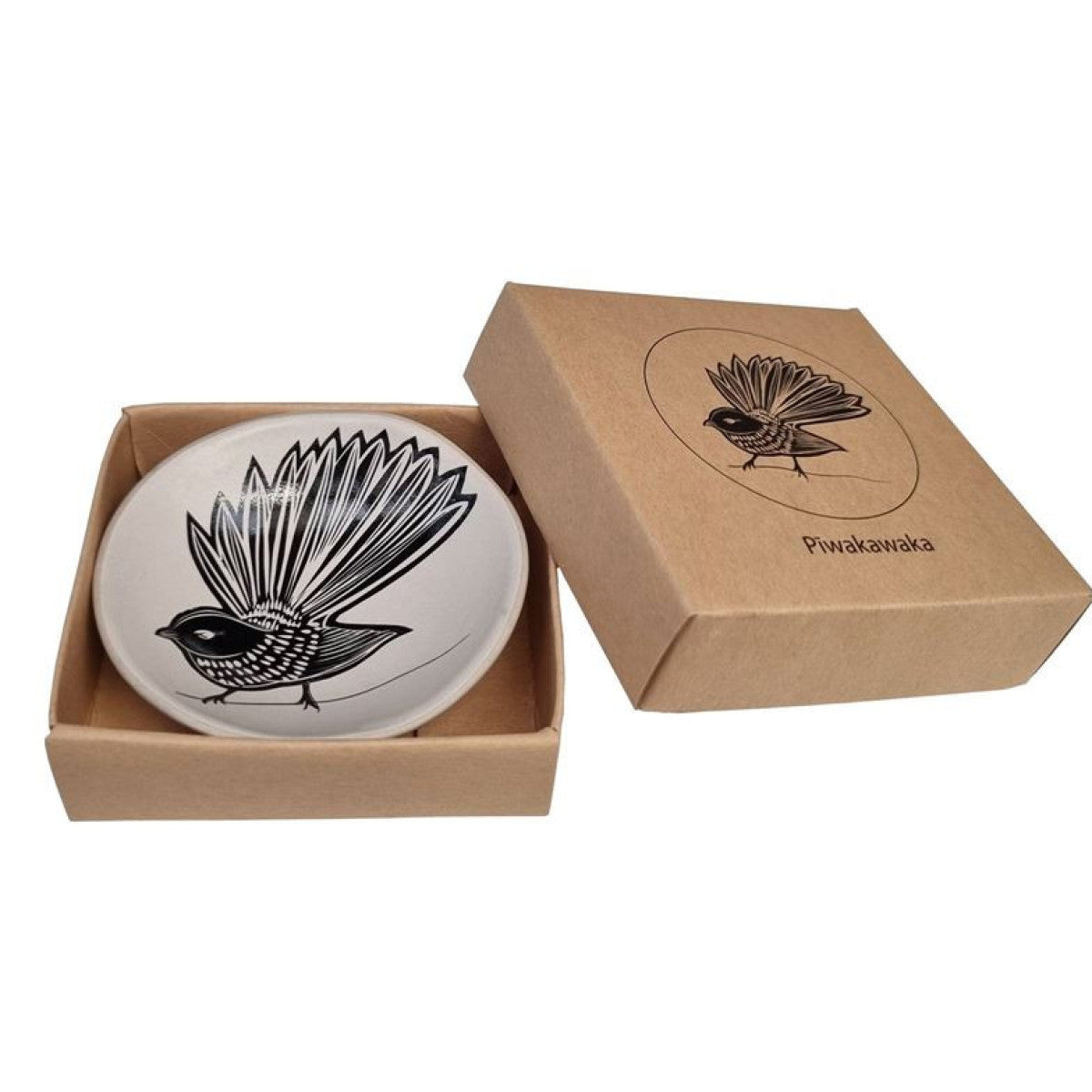 Piwakawaka Black & White 7cm Bowl
