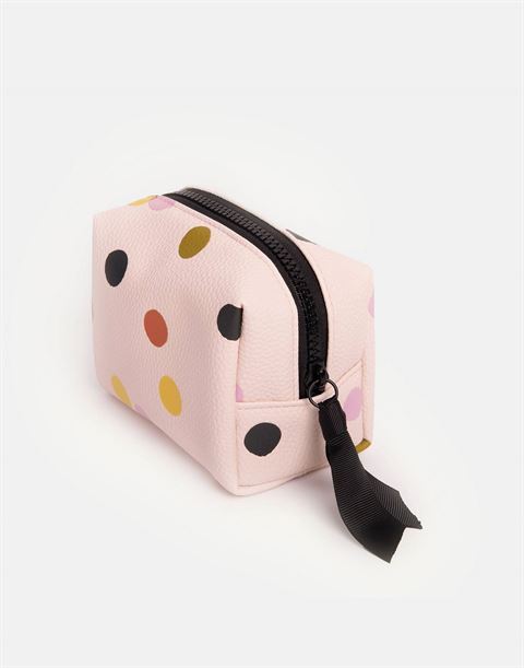 Pink Multi Spot Mini Cosmetic Bag