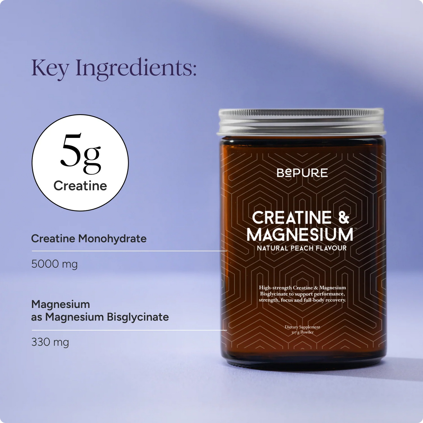 BePure Creatine & Magnesium Powder