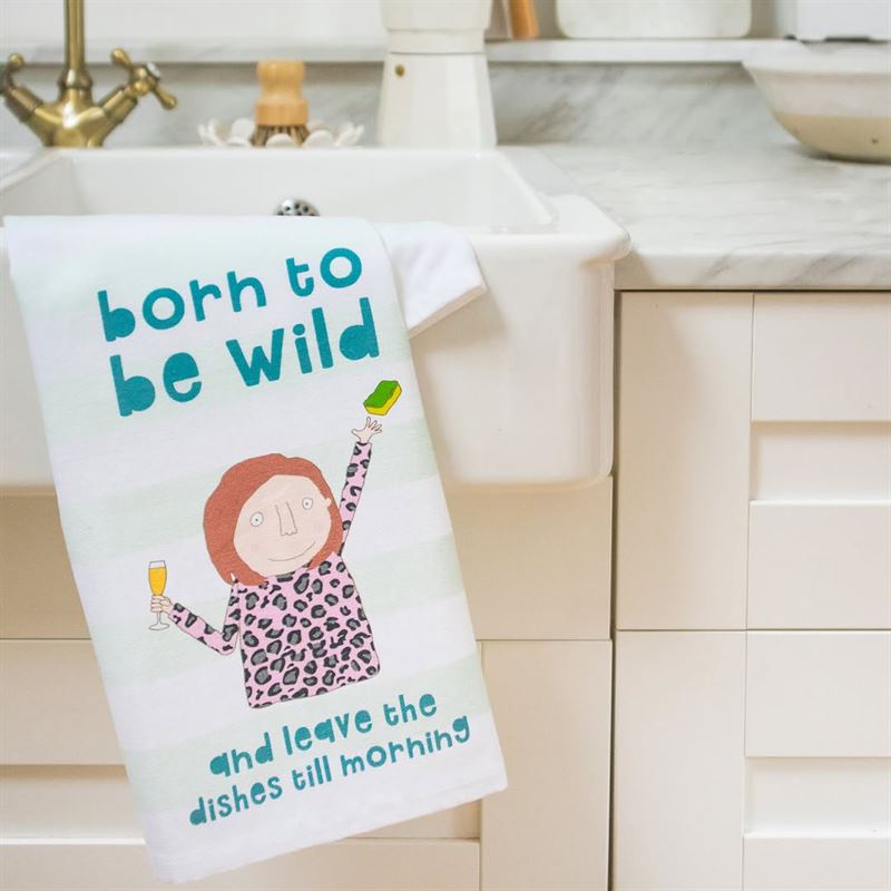 Born To Be Wild Tea Towel