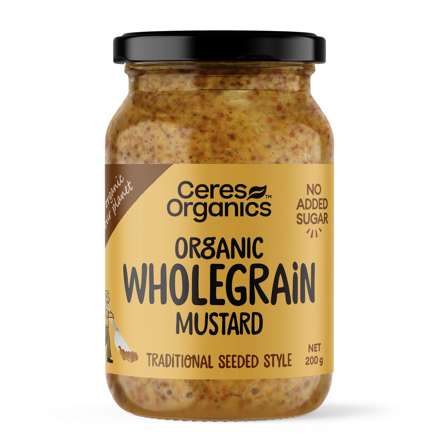 Ceres Organic Mustard, Wholegrain