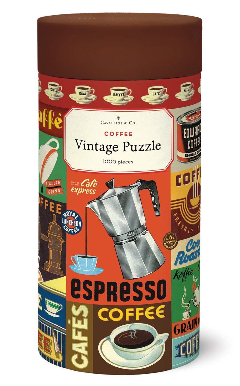 Coffee 1000 Piece Vintage Jigsaw Puzzle