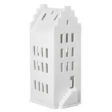 Gable Roof Porcelain Tealight House