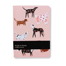 Ginger Pink Dogs Large Journal