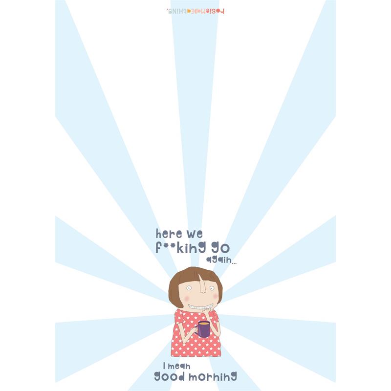 Here We Go Tea Towel