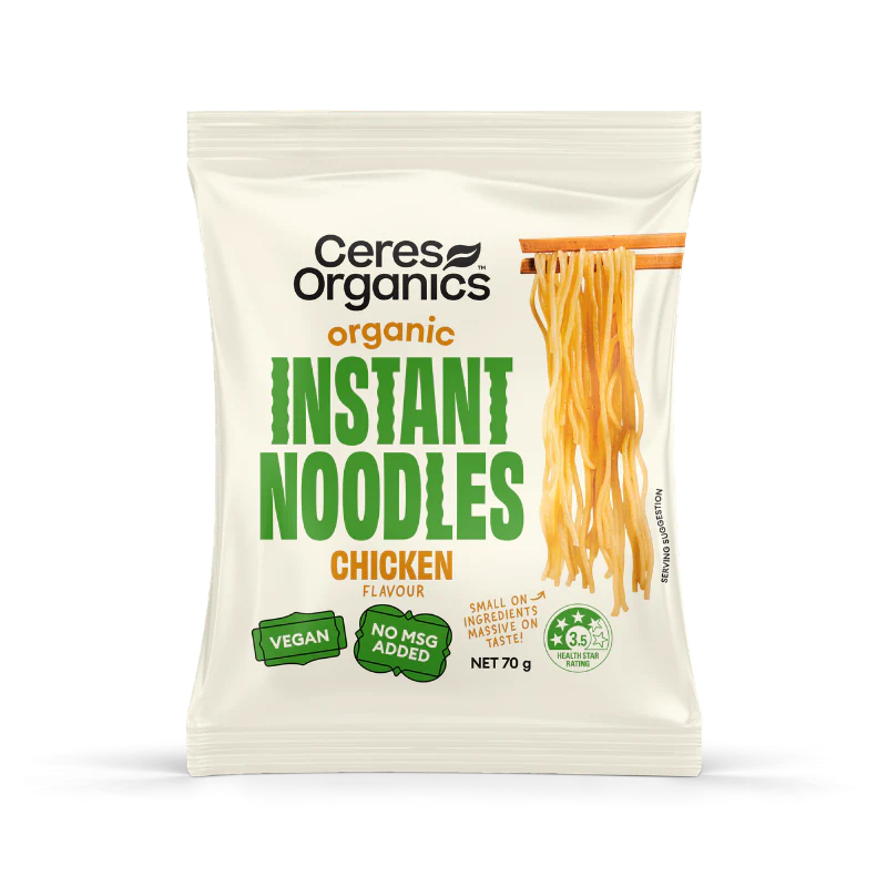 Ceres Organics Instant Noodles - Chicken Flavour