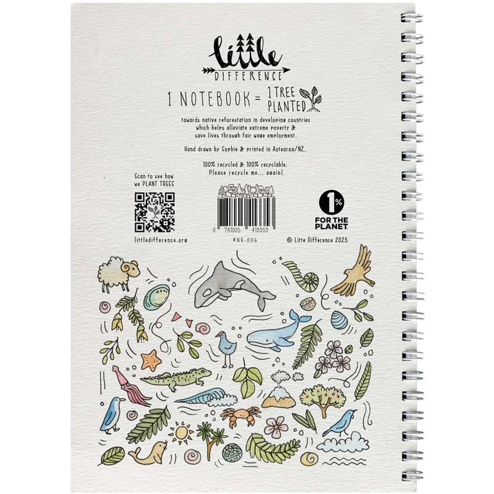 Little Difference NZ Kia Ora Montage Notebook