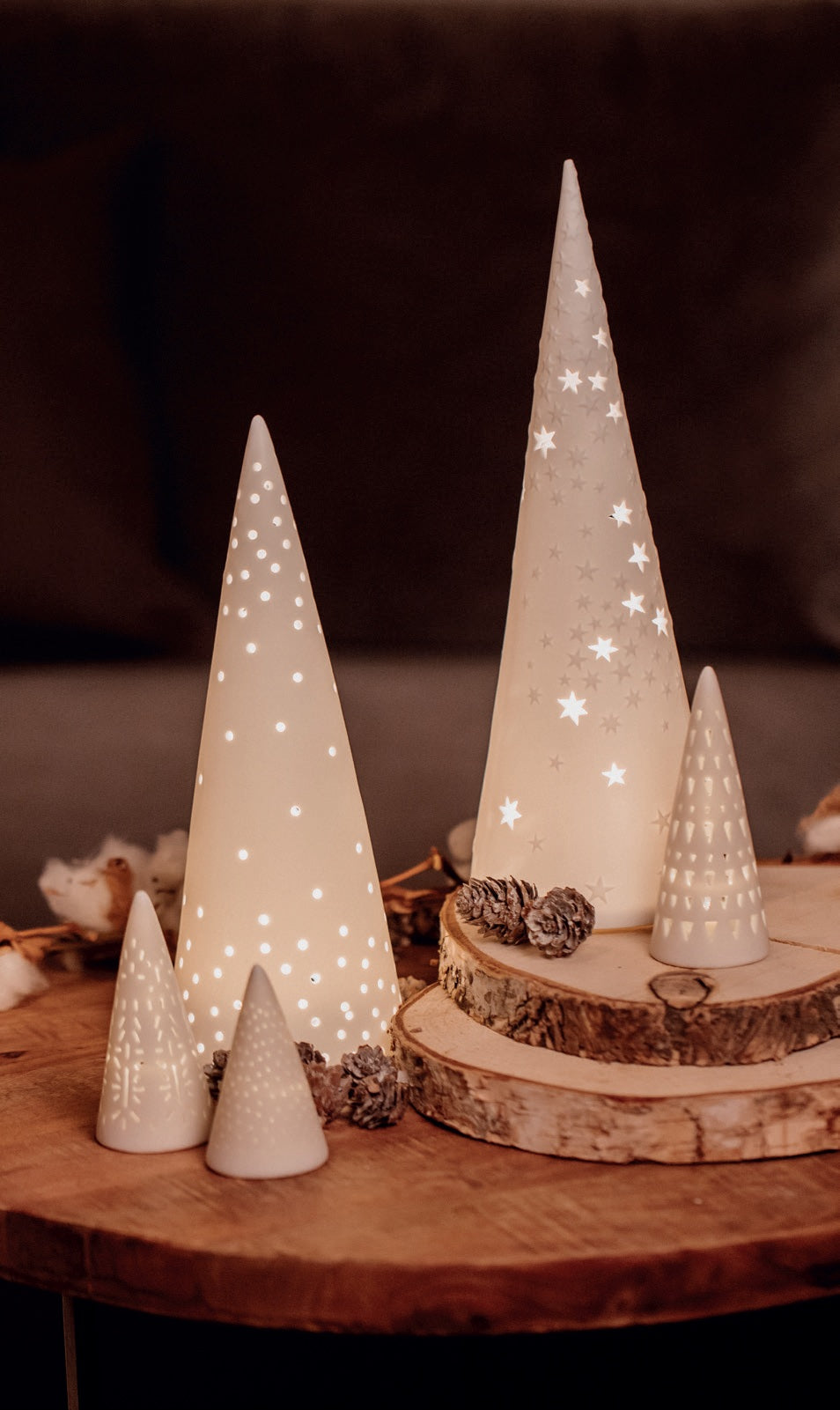 Light Forest Large- Christmas Porcelain LED