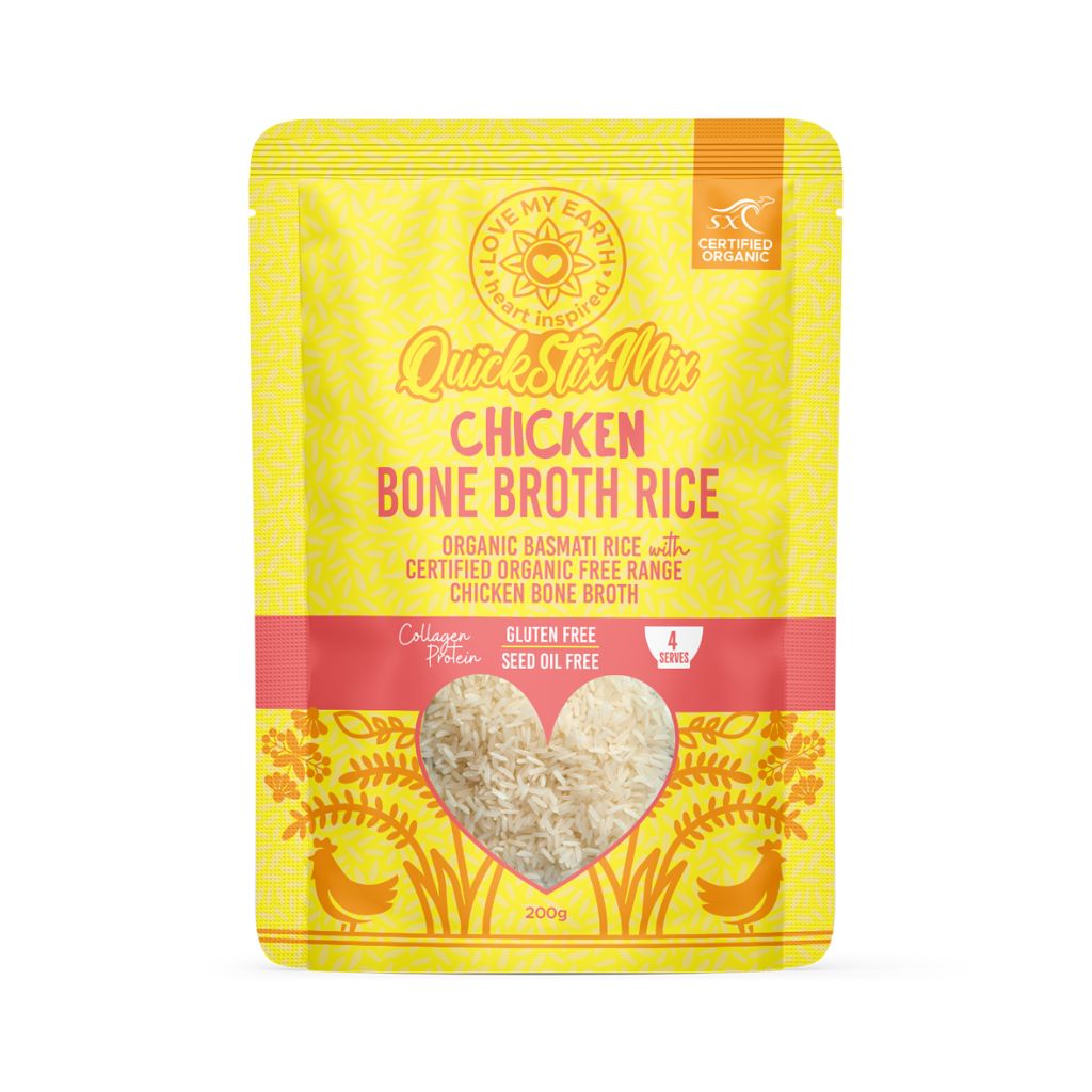 Love My Earth Chicken Bone Broth Rice