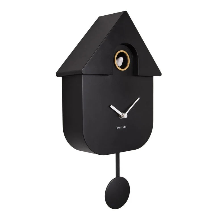 Modern Cuckoo Clock Black