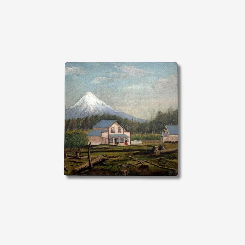 Old Masters Coaster Landscape with Settlers