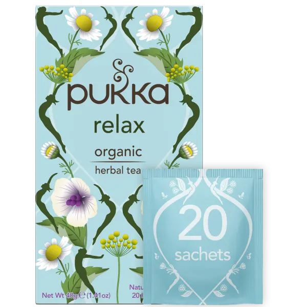 Pukka Relax Tea - 20 herbal Tea Sachets