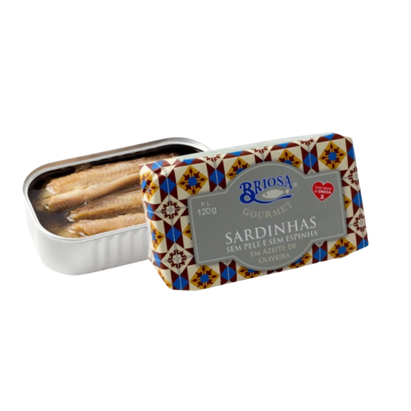 Sardines In Olive Oil Skinless/Boneless 120g