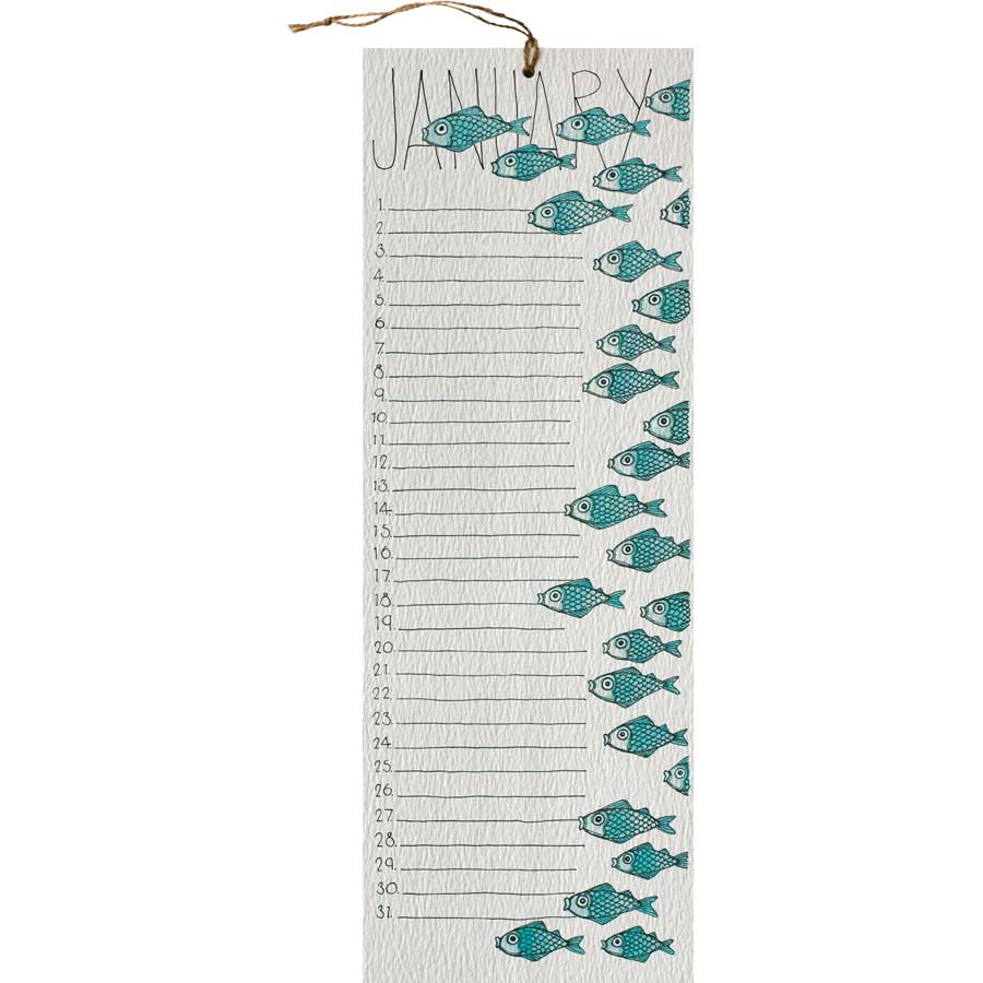 Little Difference Perpetual Calendar - Seaside