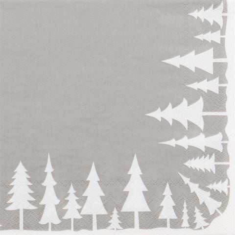 Rader Fir Tree Silver Forest Napkin