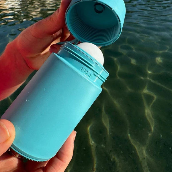 Solmates Sky Blue 100ml Refillable Applicator