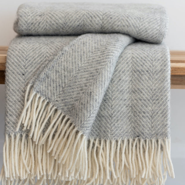 Soft Grey Throw