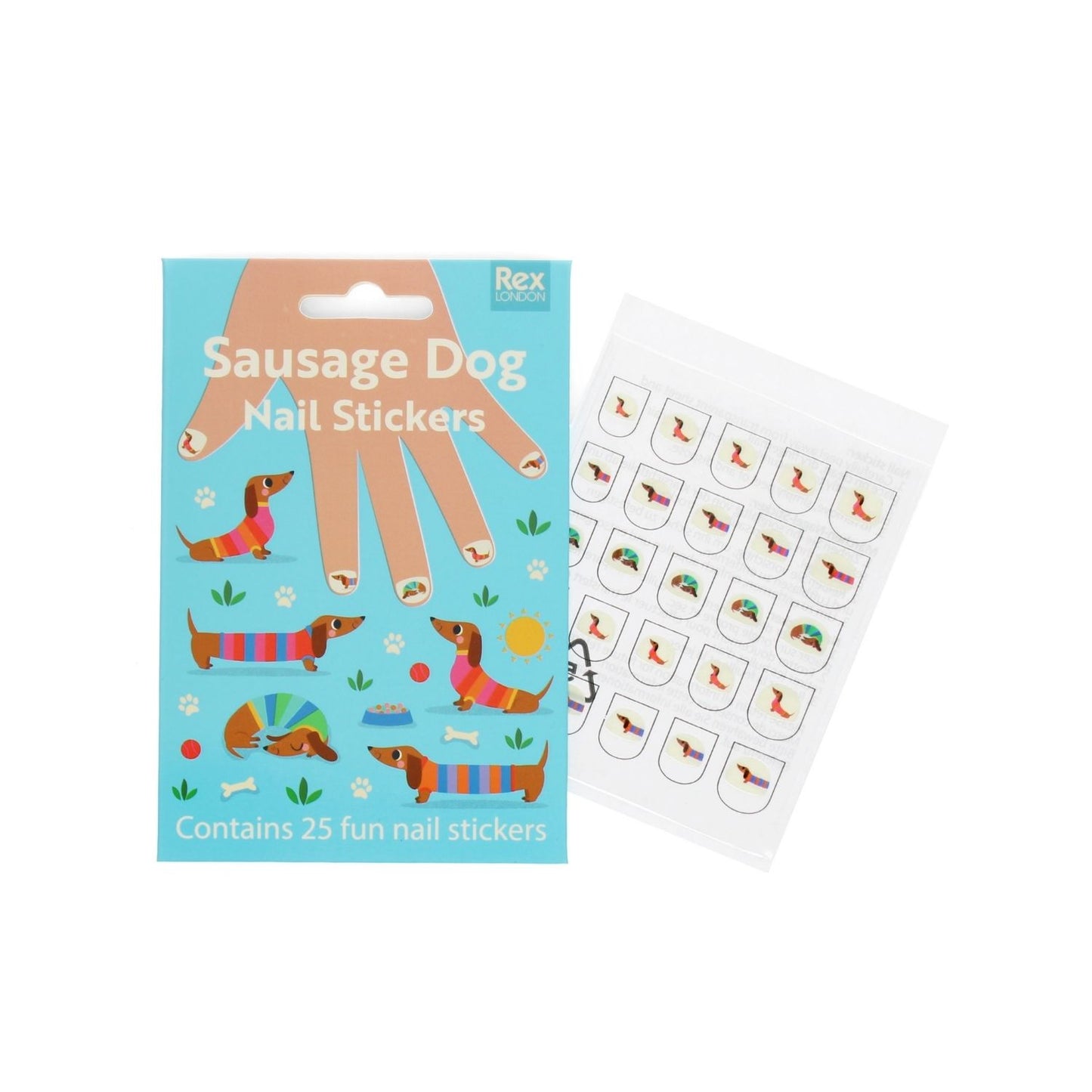 Sausage Dog Nail Stickers