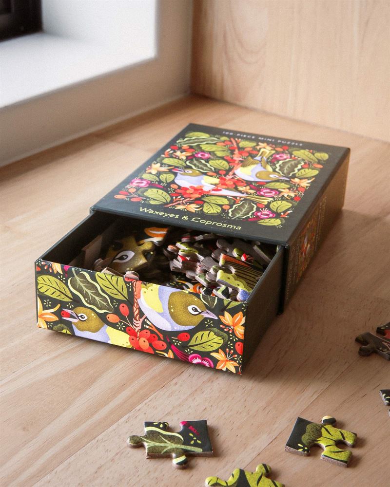 Piece Time Waxeyes & Coprosma 100 Pce Mini Puzzle