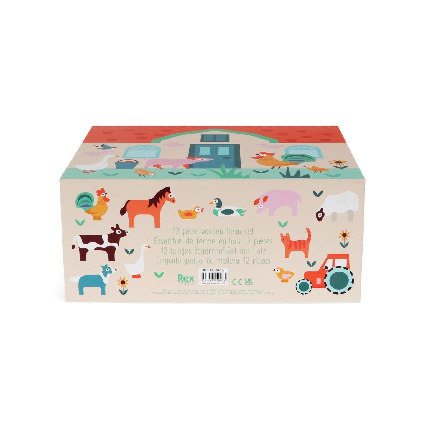 Wooden Farm Playset