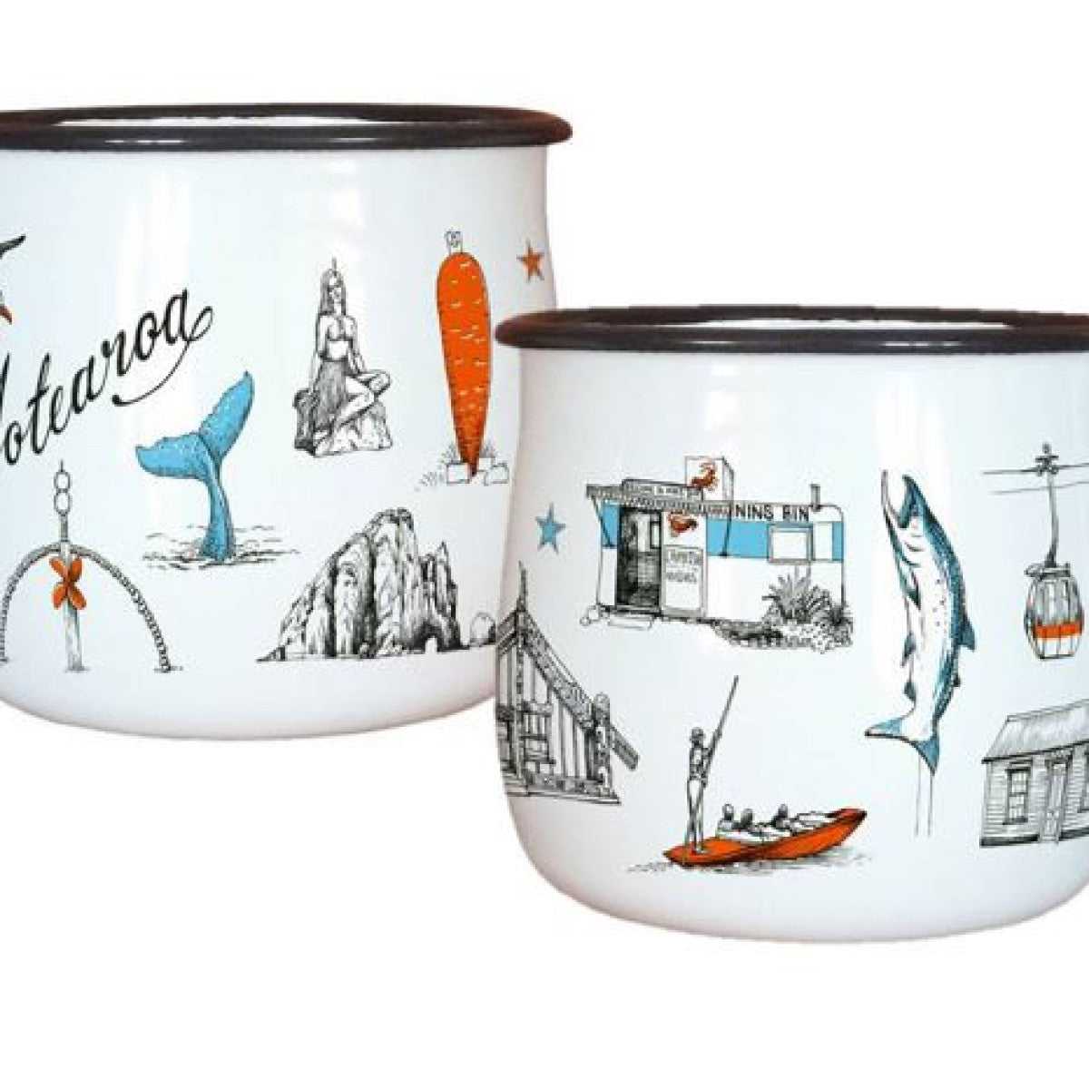 Wlofkamp & Stone Enamel Mug