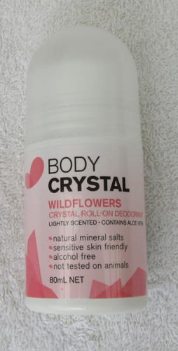 Wildflowers Body Crystal Deodorant Roll-On