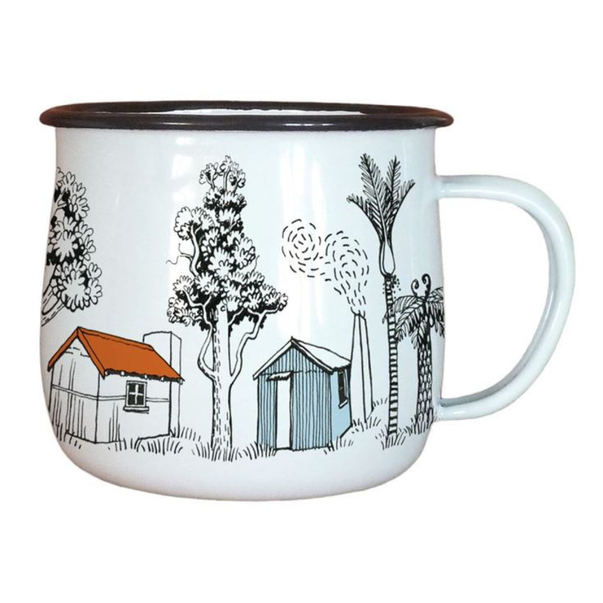Wlofkamp & Stone Enamel Mug
