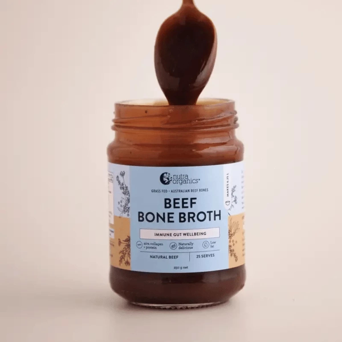 Nutra Organics Beef Bone Broth Concentrate 250g