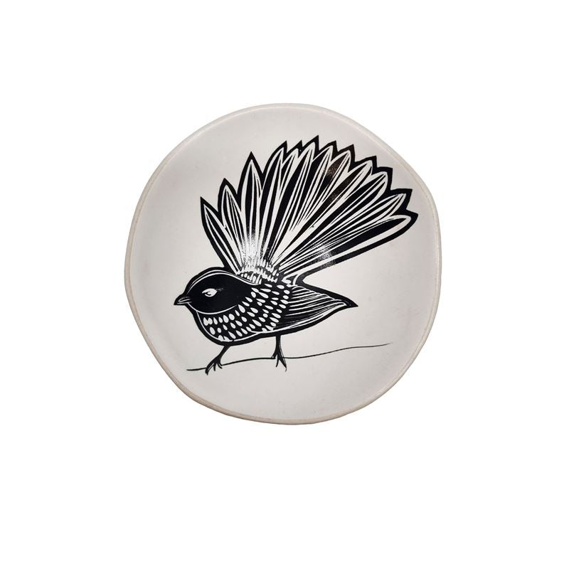 Piwakawaka Black & White 7cm Bowl