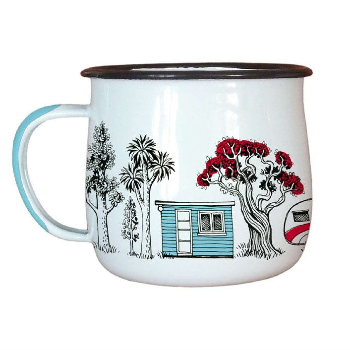 Wlofkamp & Stone Enamel Mug