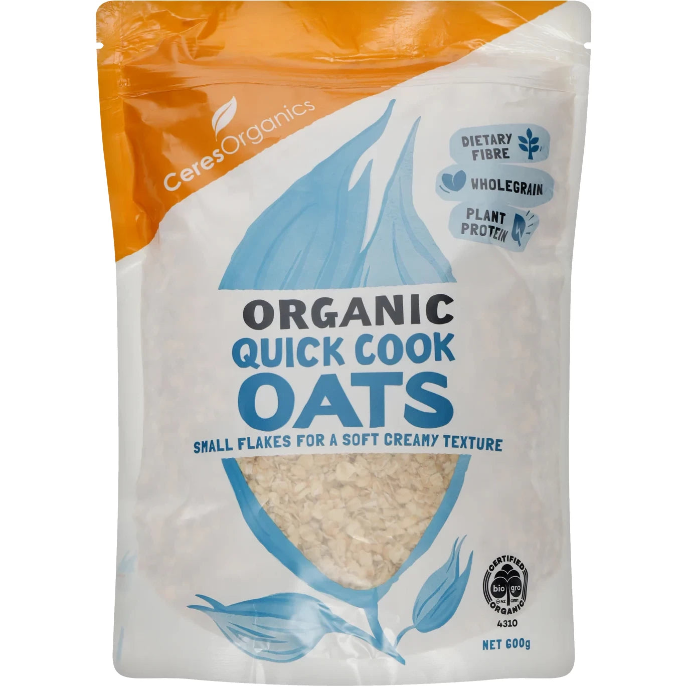 Ceres Organic Rolled Oats, Quick Cooking