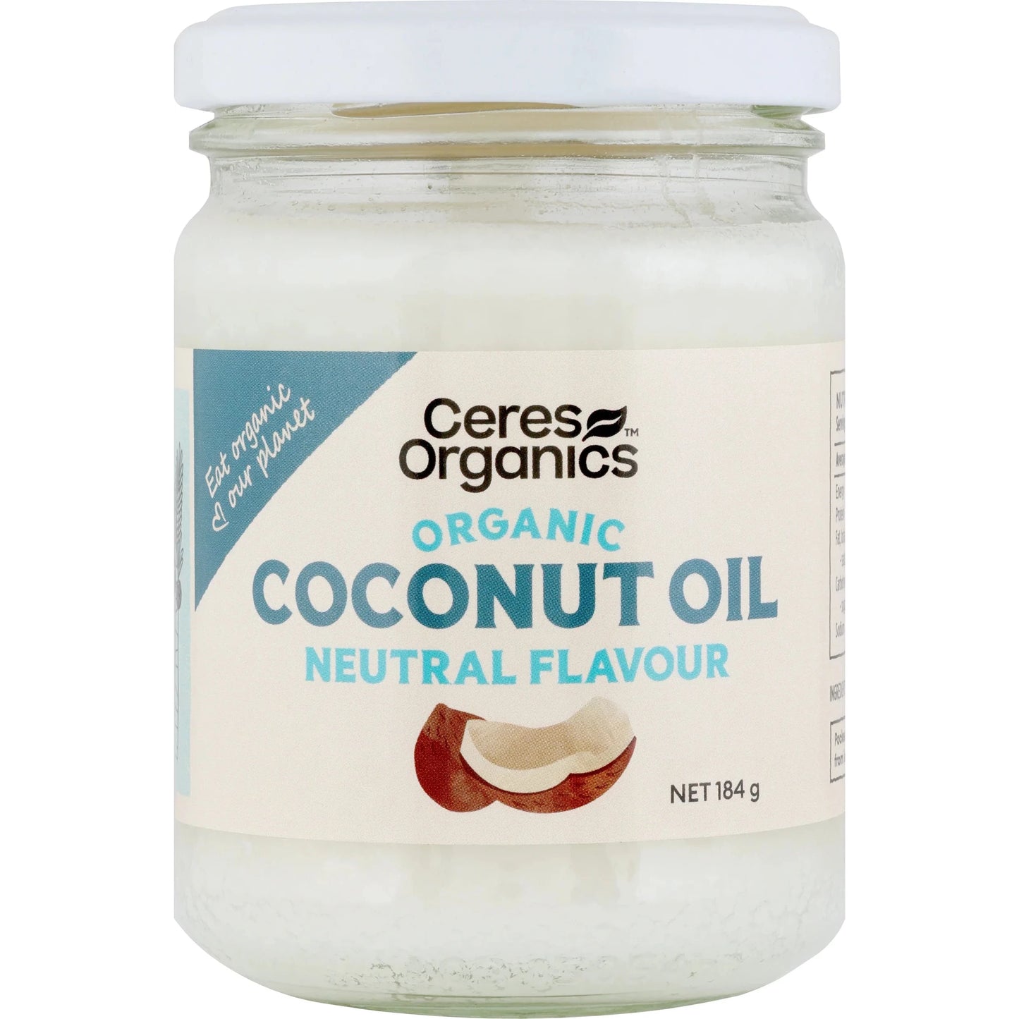 Organic Coconut Oil, Neutral Flavour - 184g