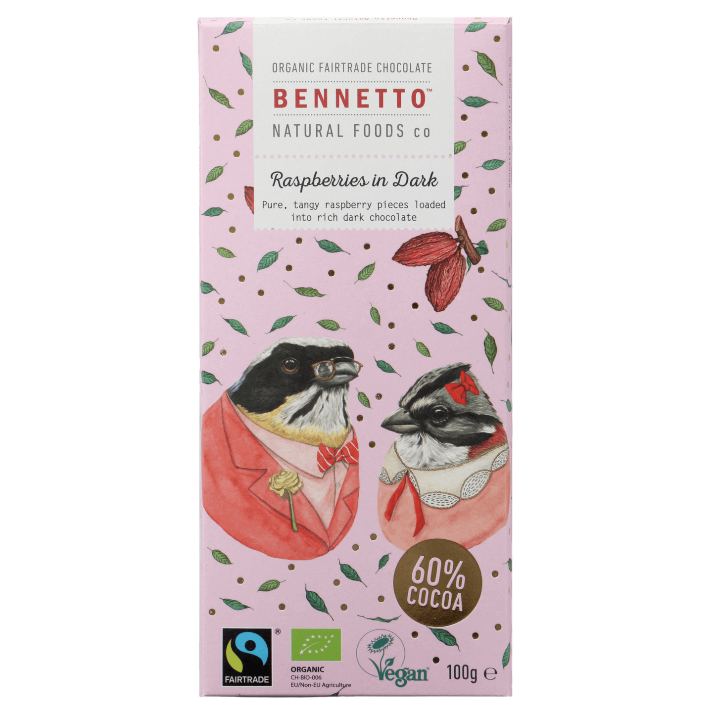 Bennetto Raspberry Chocolate 100g-front.jpg
