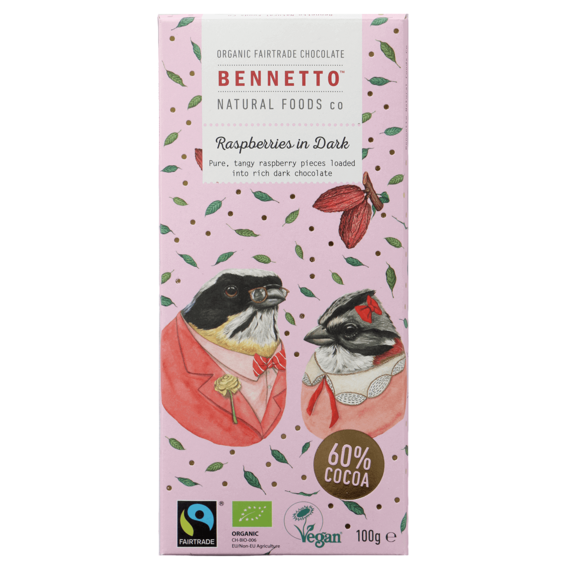Bennetto Raspberry Chocolate 100g-front.jpg