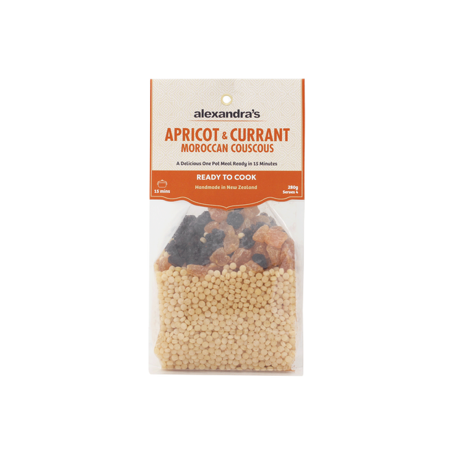 Apricot & Currant Moroccan Couscous Ready To Cook Meal 280G-front.jpg