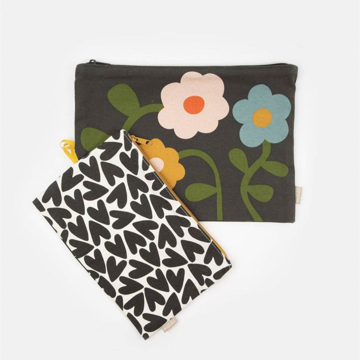 Floral Hearts pouch (Set of 2)