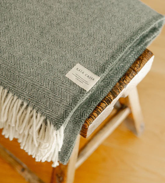 Forest Green Throw