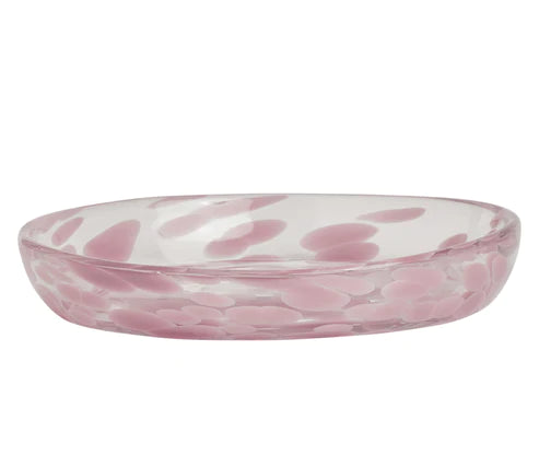 Jali Dessert Plate Rose