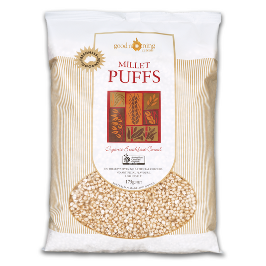Millet Puffs Organic Breakfast Cereal 175G-front.jpg