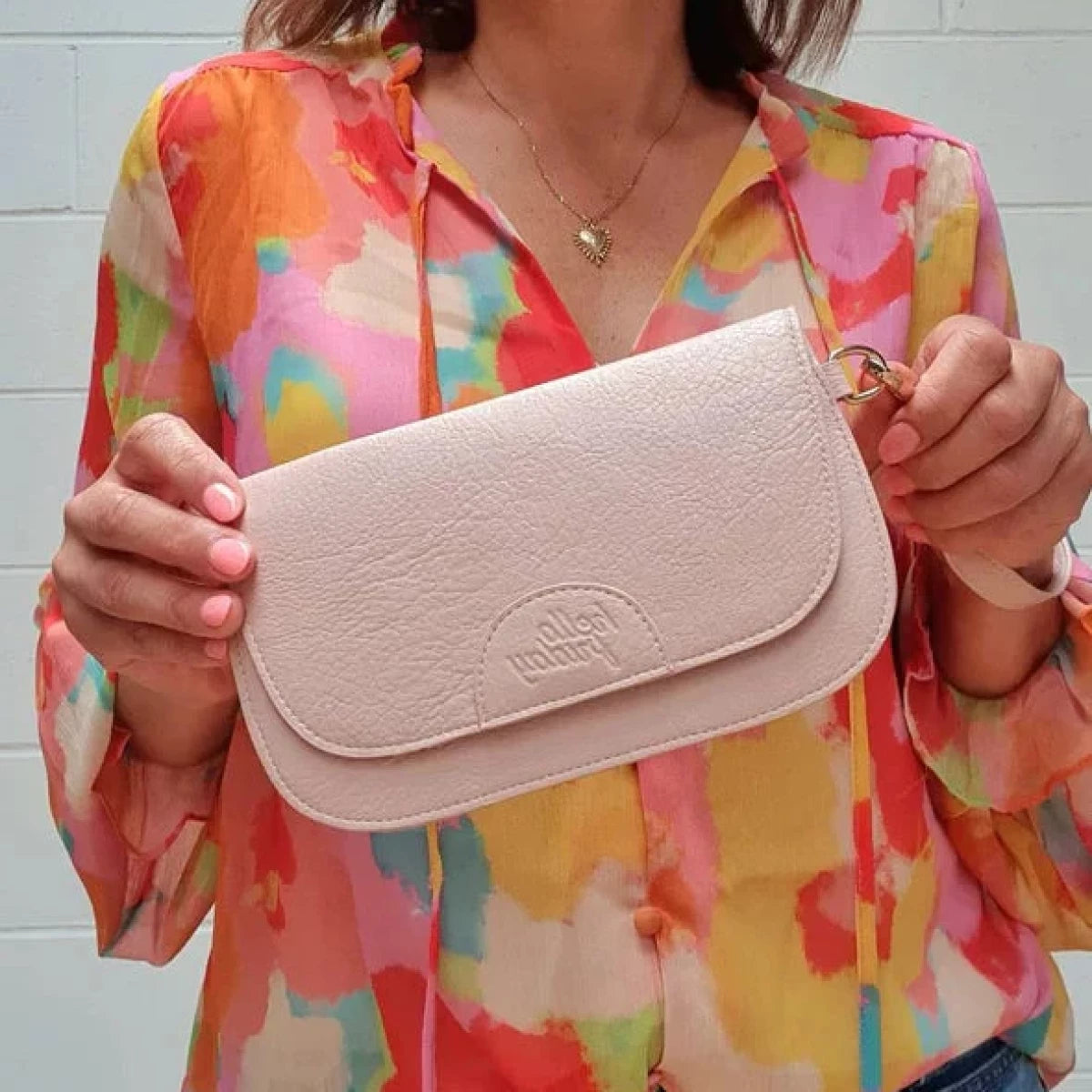 Hello Friday Millie Clutch Wallet - Blush