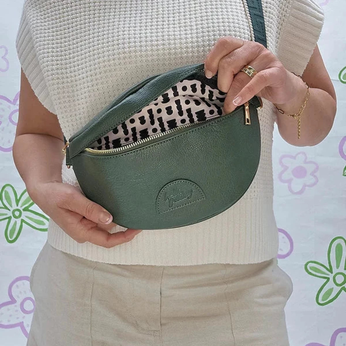 Hello Friday Scarlett Sling Bag Olive