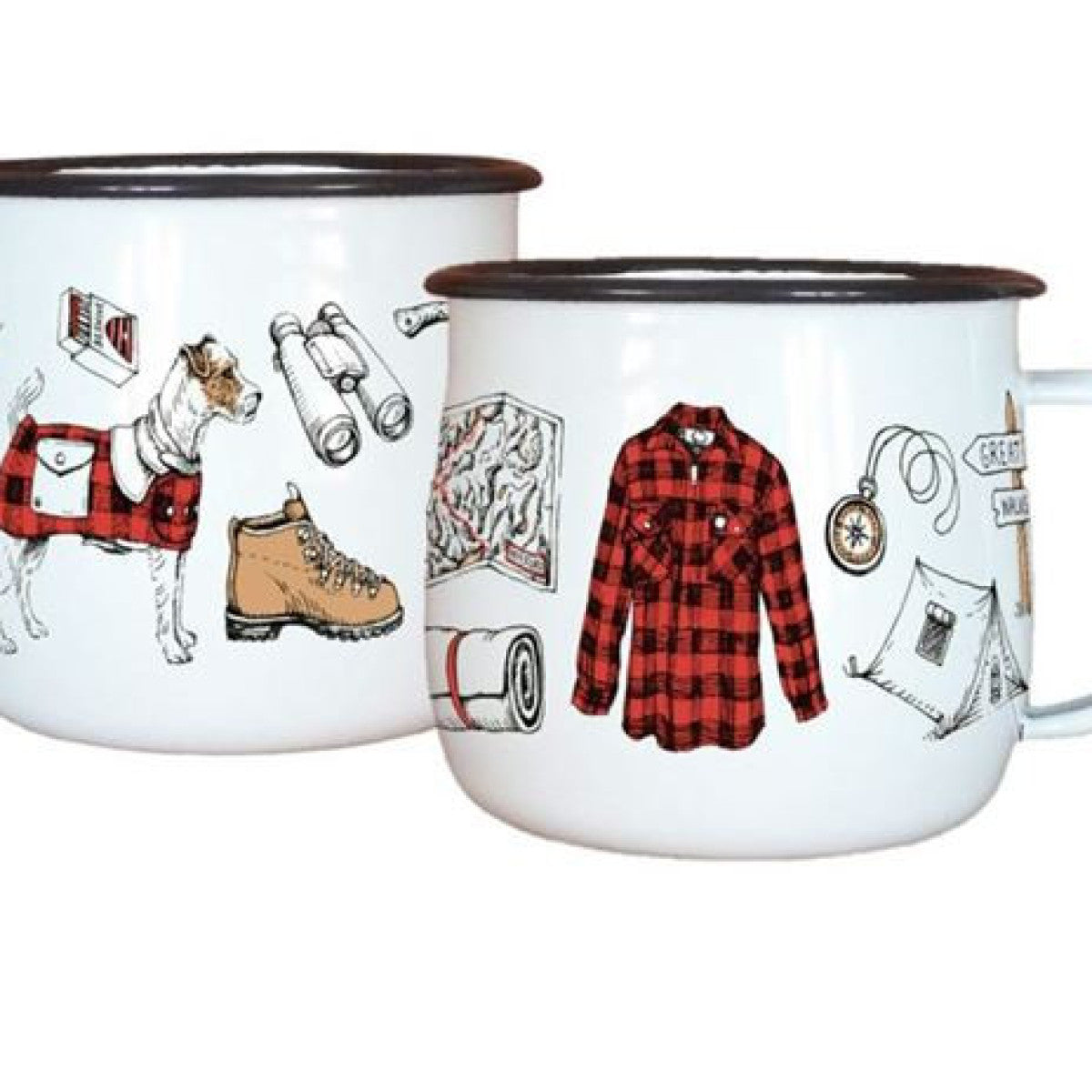Wlofkamp & Stone Enamel Mug