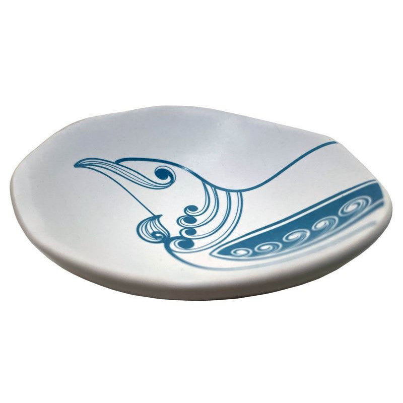 Tui Teal on White 7cm Bowl