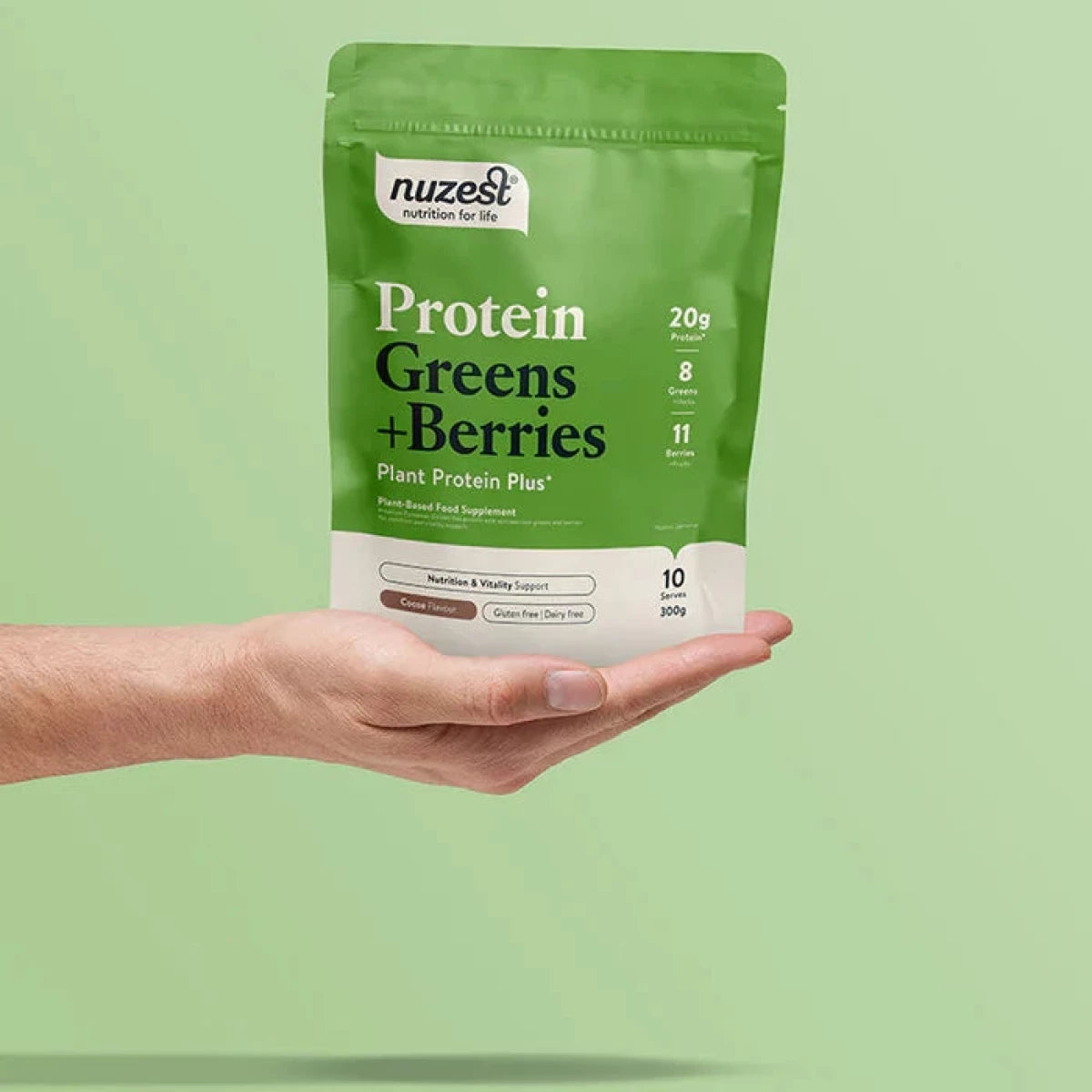 Protein Greens + Berries Cocoa