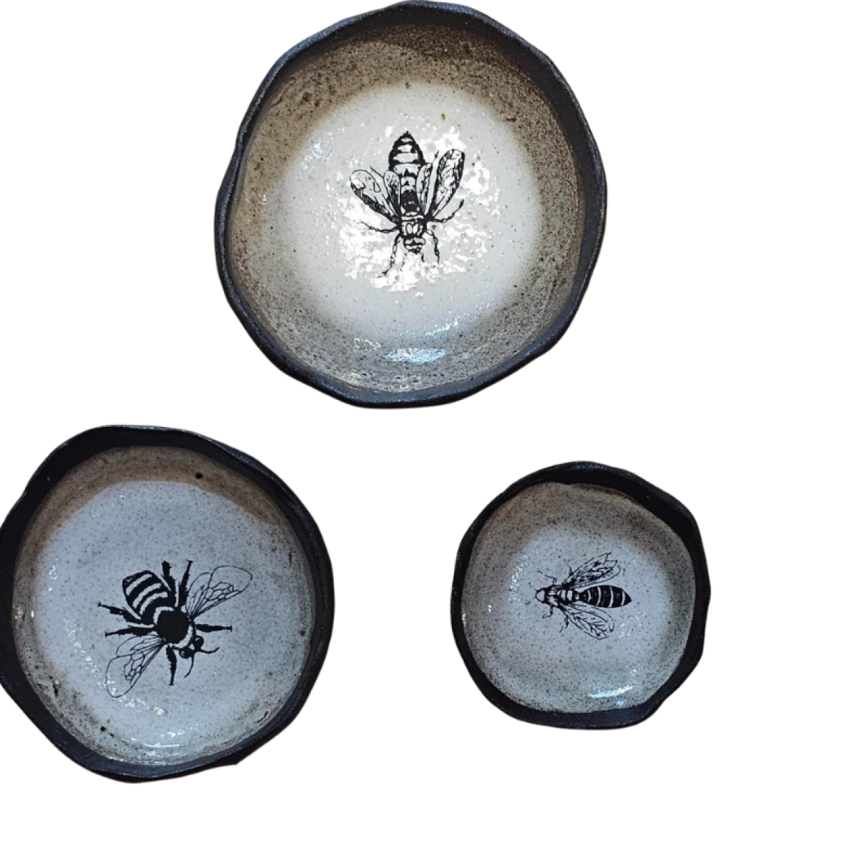 Vintage Bee Pinch Bowl