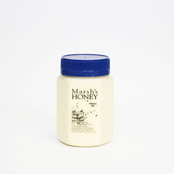 Marsh’s Creamed Clover Honey 500G-front.jpg